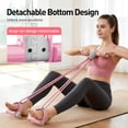 thumbnail image 5 of Pedal Resistance Bands with Handles, 4 Tube Foot Pedal Exercise Band for Sit-Ups, Stretching, Arm, Waist & Leg Home Workouts, 5 of 7