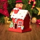thumbnail image 5 of Adornos navideños para pasteles, casitas brillantes, pequeños paisajes, muñecas, figuritas, adornos de escritorio, regalos con composición., 5 of 6