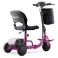thumbnail image 3 of Upgrade Mobility Scooter Lightweight Foldable,All Terrain Mobility Scooters for Seniors & Adults,Arshin 300lbs Mobility Aids for Elderly,2 Batteries,Variable Speed(Purple), 3 of 10