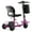 Purple, variant on Aoemoe Short-distance mobility scooter, electric, foldable, and lightweight, Grey
