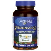 Earthrise Spirulina Gold Plus Tablets, 500 Mg, 180 Ct