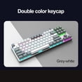 thumbnail image 4 of Wired Mechanical Gaming Keyboard RGB Ergonomic GRAY/WHITE, 4 of 10