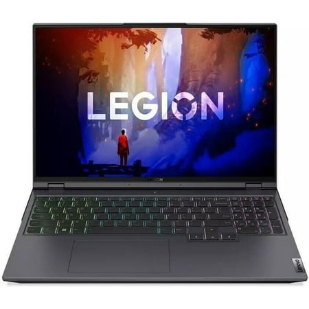 Lenovo Legion 5 Pro 16" Laptop - AMD Ryzen 7-6800H - 6th Gen - 3.2GHz - 16GB RAM - 512GB SSD - NVIDIA GeForce RTX 3050 Ti - Windows 11 Home (USED)