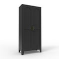 thumbnail image 4 of Amkui 70" Tall Metal Storage Cabinet with Lockable Doors & Adjustable Shelves, Kitchen Pantry Cabinet, Tools Clothes Garage Storage Cabinet for Home Office, 4 of 7