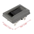 thumbnail image 2 of 84810-20060-B3 Power Window Switch Master Window Switch Front Right Side for Toyota Corolla 1988-1989, 2 of 6