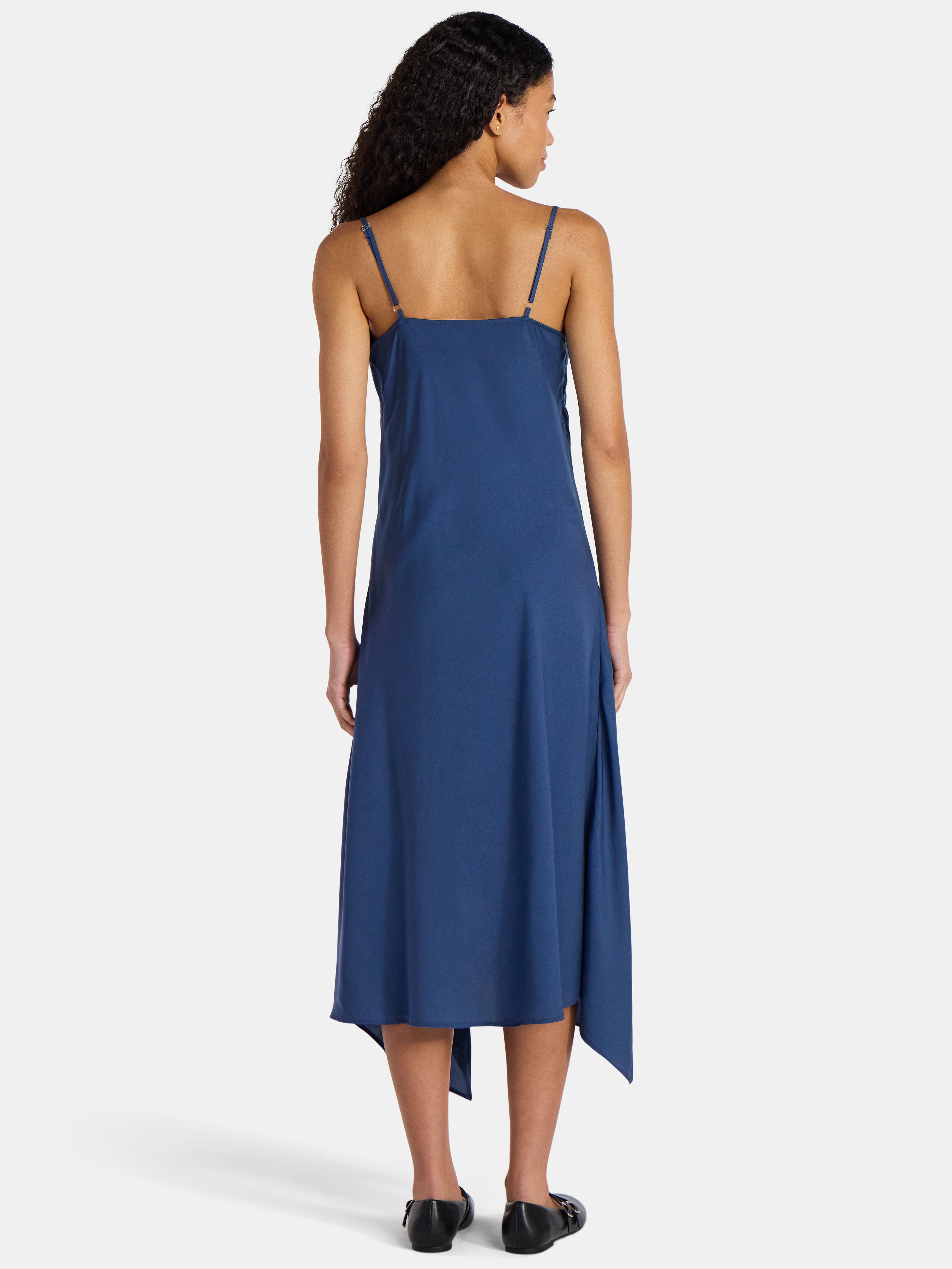 No Boundaries Cami Maxi Dress with Cowl Neck, Women's