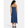 thumbnail image 2 of No Boundaries Cami Maxi Dress with Cowl Neck, Women's, 2 of 4