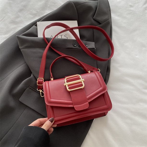 Bolso de mano sencillo para mujer, nuevo, primavera y verano 2025, nuevo, color sólido, versión coreana, bandolera, pequeño, cuadrado