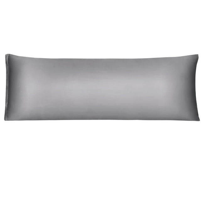 Unique Bargains Silky-Soft Satin Pillow Cases with Zipper Long Pillowcase Pillow Covers