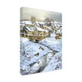 thumbnail image 4 of The Macneil Studio 'Winter Village Stream' Canvas Art, 4 of 4