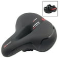 thumbnail image 2 of SPRING PARK Comfortable Men Women Bike Seat - Padded Wide Leather Bicycle Saddle Cushion , Waterproof, Dual Spring Suspension, Shock Absorbing, Universal, 2 of 7