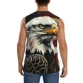 thumbnail image 4 of Balery Retro American Eagle A Camisetas sin mangas para hombre, absorbe la humedad y protege contra el mal olor.-X-Large, 4 of 7