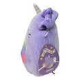 thumbnail image 5 of Squishmallows Official Kellytoys Plush 8 Inch Cienna the Purple Caticorn with rainbow belly and bow Ultimate Soft Plush Stuffed Toy, 5 of 6