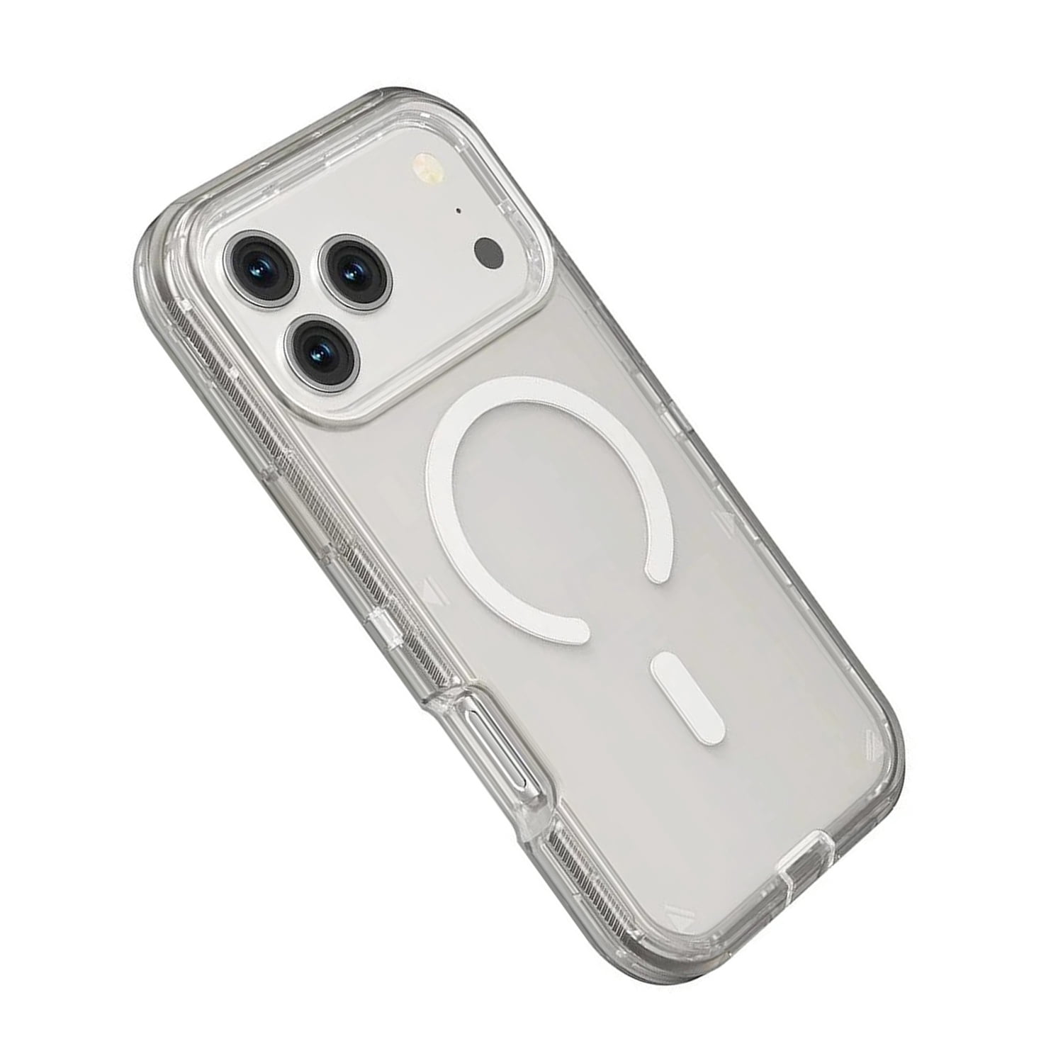 Transparent Protective Case with Wireless Charging Support for iPhone 17 Pro Max - Transparent