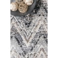 thumbnail image 2 of Designer Home Outback Area Rug 4540 20076 Gemology Onyx Rows Chevrons 2' 7" x  7' 4" Rectangle, 2 of 2