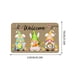 thumbnail image 3 of Alfombras de baño, alfombras para sala de estar, alfombra de área, tapete de baño La alfombra está decorada con huevos de conejito de Pascua Artículos decorativos, 3 of 6