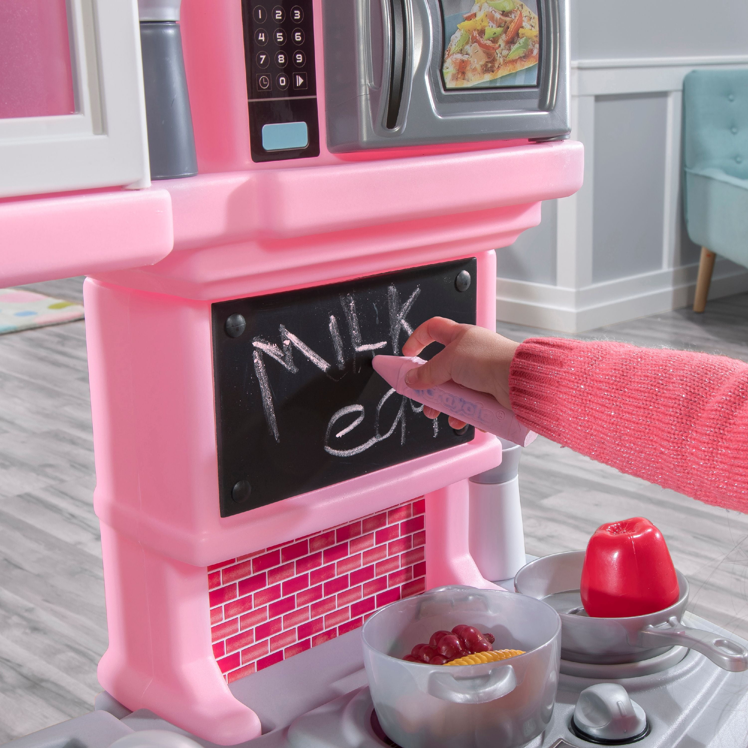 step2 great gourmet kitchen pink