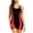 Red, variant on Women's One-Piece Swimsuits Color Block Print Swimsuits Boyleg Tummy Control One Piece Bathing Suit Athletic Training Swimwear For Women