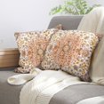 thumbnail image 5 of Boho Pillow Covers 20"x20" Set of 2 Vintage Carpet Orange Bohemian Throw Pillow Case Soft Square Decorative Pillowcases for Home Decor Sofa Car Living Room, 5 of 6