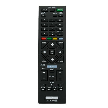 New Replaced Remote RM-YD093 for Sony TV KDL-24R405A KDL-42R475A KDL32R435A
