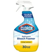 Clorox Bathroom Bleach Foamer, Crisp Lemon, 30 fl oz