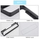 thumbnail image 4 of Simve Estante de vidrio templado para baño de 15,7 pulgadas con barra para toallas, organizador de ducha de aluminio montado en la pared, gabinete de almacenamiento sobre inodoro, estante de tocador r, 4 of 9