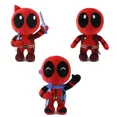 thumbnail image 1 of 6 estilos nuevos dibujos animados 25cm Deadpools muñecos de peluche acción suave relleno almohada 2024 película regalos de peluche para fanáticos niños cumpleaños, 1 of 4