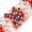 Rouge, variante sur 50-51 Pcs/hebras Rondas de cuentas de vidrio galvanizadas cuentas espaciadoras de cristal facetadas para hacer joyas, pulseras, collares, aretes, 0.315 Po, agujero : 0.055 Po, color brillante