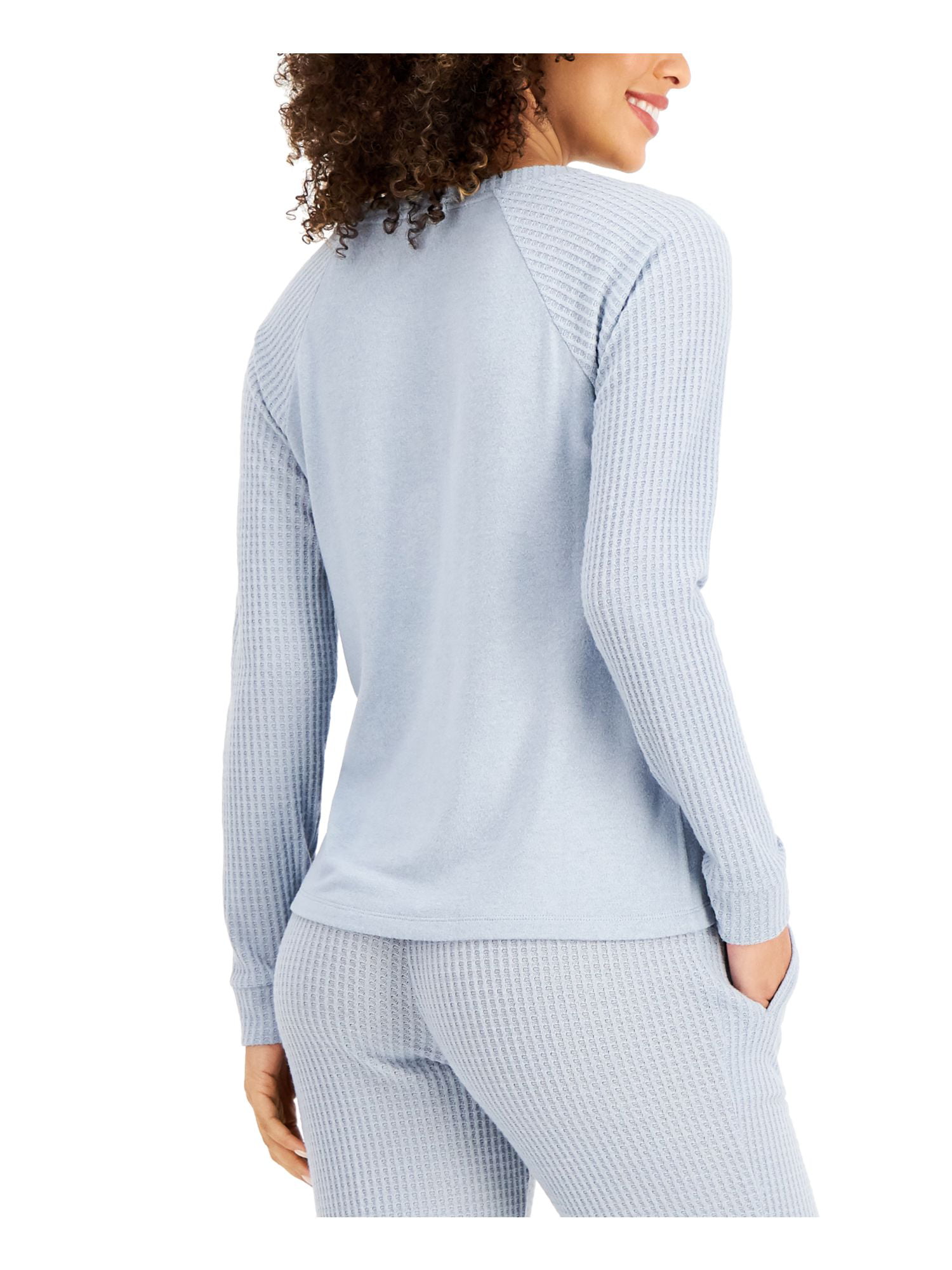 ALFANI Intimates Blue Pullover Sleep Shirt Pajama Top S