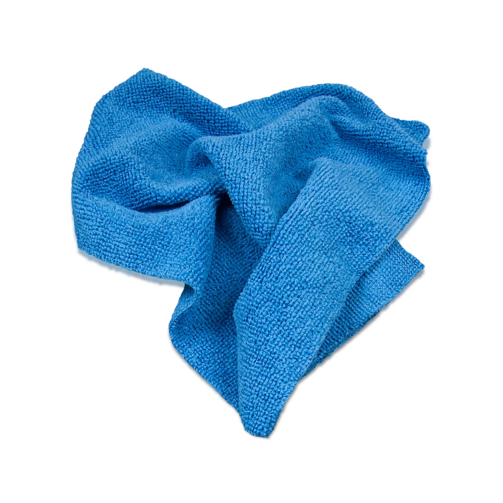 Eurow Microfiber Wipe and Clean Cloths 12" x 12" with Dispenser Box 50 Pack, Blue