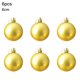 thumbnail image 1 of 6pcs Bola de árbol de Navidad Oficina en casa Centro comercial Adorno de árbol de Navidad Adornos colgantes Decoración GeweYeeli HA001503-06, 1 of 7