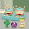 thumbnail image 2 of Ensemble de Jouets de Cuisine de Simulation Jouets de Cuisson Aliments Jeu d'Imitation Rôle Jeu d'Imitation Jouet pour Filles Enfants, 2 of 9