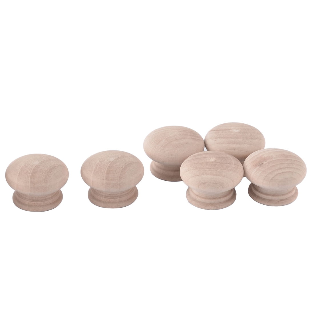 Unique Bargains 45mm Dia Round Cabinet Drawer Cupboard Closet Door Handle Wooden Pull Knob