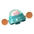 thumbnail image 2 of Puntoco Juguetes de baño para niños, lindos platillos voladores, mecanismo de cuerda, juego de agua para el baño, regalos para niños, 2 of 5