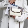 thumbnail image 3 of Bolsos cruzados de cuero PU Bolsos de moda para mujer Bolsos mini monedero (Blanco), 3 of 4