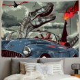 thumbnail image 2 of Awpe Funny Jurassic Dinosaur World Abstract T-Rex Wall Hanging Tapestry Painting, 2 of 6