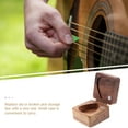 thumbnail image 2 of HEMOTON Durable Wood Guitar Pick Holder for Storage Use Light Brown Small and Compact Size, 2 of 8