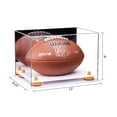 thumbnail image 2 of Deluxe Acrylic Football Display Case with Mirror, Orange Risers and White Base (A004-OR), 2 of 2