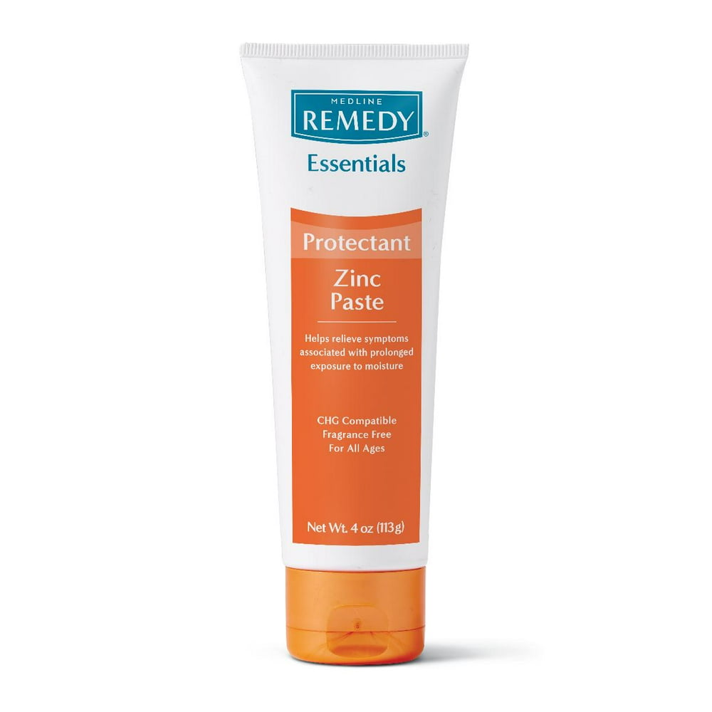 Medline Remedy Essentials Zinc Skin Protectant Paste, 4 oz. MSC092ZP04 Each