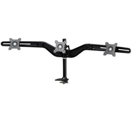 UPC: 0650177607917 | Amer Networks Triple Monitor Pole Mount Grommet Base  Black