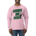 thumbnail image 2 of Wild Bobby Grease the Poles Broad Street Philadelphia Football Sports Men Long Sleeve Shirt, Light Pink, X-Large, 2 of 5