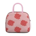 thumbnail image 2 of Flower Lunch Bag for Women Men Reusable Insulated Lunch Bags, Leakproof Cooler Food Lunch Tote Bag, Large Capacity Lunch Box for Work School Travel Picnic, 2 of 7