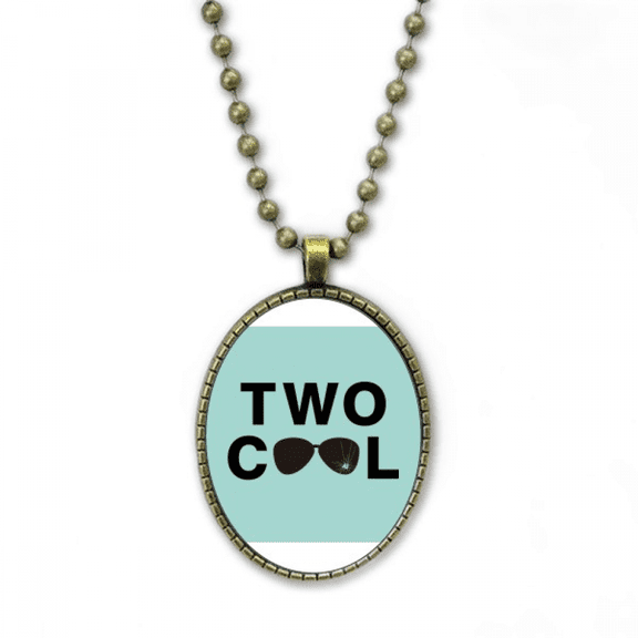 two year old cool glasses broken necklace vintage chain bead pendant jewelry collection