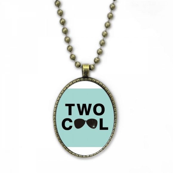 Two Year Old Cool Glasses Broken Necklace Vintage Chain Bead Pendant Jewelry Collection
