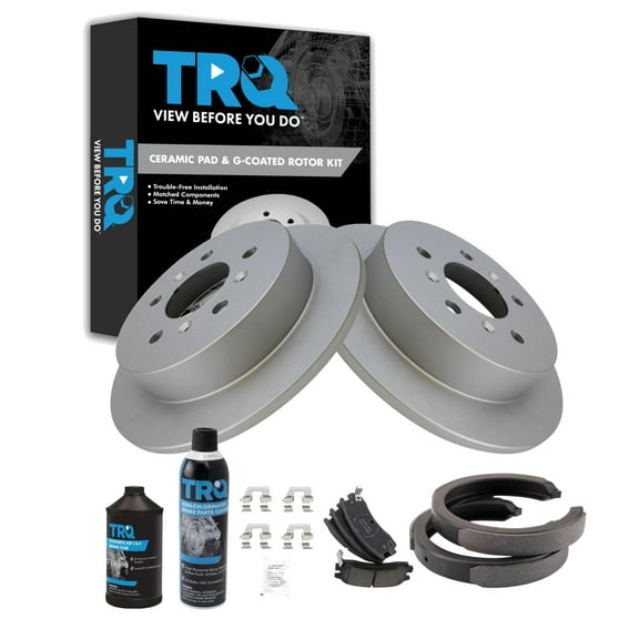 TRQ Rear Brake Pad & Rotor Kit BKA34928 Fits Select 2006-2010 Chevrolet Impala , 2009-2009 Buick LaCrosse , 2006-2007 Chevrolet Monte Carlo