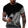 thumbnail image 2 of Mens Vintage Designer Raglan T-Shirt Short Sleeve Printed Summer Round Neck Top Casual T-Shirt, 2 of 5