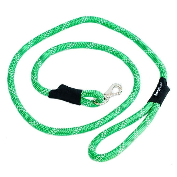 Correa para Perro ZippyPaws Climbers, Cuerda Duradera, 1.8 m de Largo, Verde