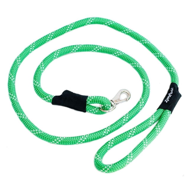 Correa para Perro ZippyPaws Climbers, Cuerda Duradera, 1.8 m de Largo, Verde
