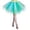 Mint Green, variant on Women's Plus-Size High-Waist Pleated Mesh A-Line Skirt - Carnival Soft Drape Mid-Length Tutu Skirt (XXL, Vibrant Colors)