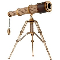 ROKR 3D Wooden Puzzles DIY Monocular Telescope Model Kit Birthday Gift for Adults and Teens